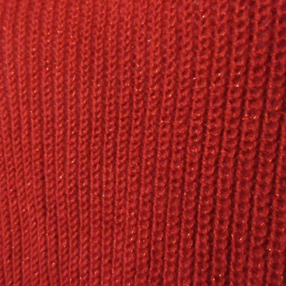 BCX Women's Metallic-Knit Cowl-Neck Sweat - Picture 2 of 5